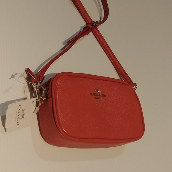 NWT Coach Crossbody Leather Pouch - Picture 3 of 8